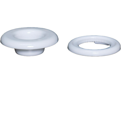 Kunststof zeilringen wit